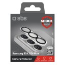 SBS Bakre Kamerabeskyttelsesglass til Samsung Galaxy S26/S26 Plus med Svart Ramme