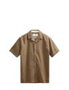 Anerkjendt Akleo Cot/Linen/Vis S/S Shirt   Brown   M