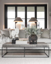 Florence bordlampe hvit