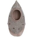Huttelihut Balaclava   Ull/Bomull   2 lags   Camel Melert m. p   Huttelihut   6 12 md   Balaclava   dobbel Beige Brun   62 80