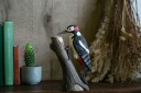 Wildlife Garden DecoBirds Håndskåret Fugl Hakkespett