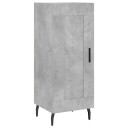 vidaXL Skjenk betonggrå 34,5x34x90 cm konstruert tre