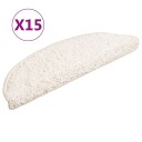 vidaXL Trappetrinnstepper 15 stk hvit 56x17x3 cm