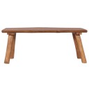  Hagebenk 120 cm heltre teak