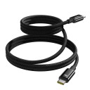 Baseus Tungsten selvorganiserende magnetisk 100W PD USB-C kabel - 1m