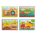 B Toys B Puzzle Construction Vehicles 702205