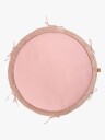 Meowbaby Aesthetic Babynest Med Flettet Beskyttelse & Leketeppe Powder Pink