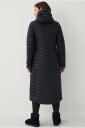 Áhkká   Parka Long Quilted Parka Ltw   Svart