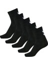Hummel 5 pack sokker til barn Black/Black