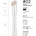 Make Up Store Face Brushes Angled Foundation Brush #02