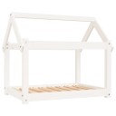Vidaxl Hundeseng Hvit 81X60X70 cm Heltre Furu