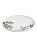 Pillivuyt - Vinter tallerken flat rett kant 26 cm Ildfast porselen hvit