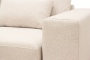 Grande 5 seters Sofa med Sjeselong Venstre   Beige Stoff