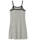 LMTD Nlfhinaja Stripe Short Strap Dress   Cream   170
