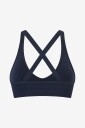 Drop of Mindfulness Signature Seamless V Shape Bra   Navy   XS
