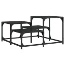  Salongbord svart 68x68x40 cm konstruert tre 8721012195295