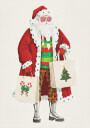 Santa Goes Shopping Plakat Plakat / 70x100cm