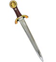 Liontouch Kostymer Noble Knight-Sett Sverd og skjold Rød Liontouch OneSize Kostymer 10750LT-BOX-NC