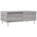 vidaXL Salongbord grå sonoma 90x50x36,5 cm konstruert tre