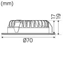 Hide-A-Lite 1202 Multi Downlight 12 V hvit 2700 K Belysning