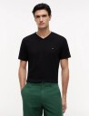 Tommy Hilfiger Essential V Neck Tee   Black   M