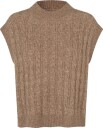 Lollys Laundry Finnll Knit Vest Sl   Brown   XXL