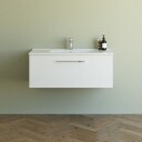 Dansani Mido+ møbelpakke 101x45,5 cm hvit høyglans