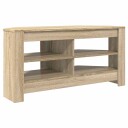 vidaXL HjørneTV skap 102 x 40,5 x 45 cm Sonoma eik Konstruert tre