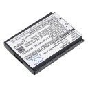 Sony Z550i batteri (650 mAh 3.7 V, Sort)