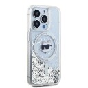 Karl Lagerfeld Magsafe Mobildeksel i Gjennomsiktig Glitter med Choupette Motif for iPhone 13 Pro Max
