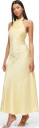 Vila Vibea Halterneck Ankle Dress/Dc/Ka/Bfs   Yellow   44