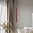 Argon Rulo LED-pendellampe rød stål 3000 K