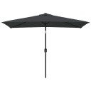 vidaXL Parasoll med metallstang 300x200 cm antrasitt