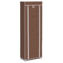 Skoskap med deksel 57 x 29 x 162 cm brun
