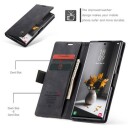 Samsung Galaxy S24 Ultra Caseme 013 Series Lommebok-deksel Svart