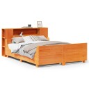  Sengeramme uten madrass voksbrun 140x190 cm heltre furu 8721158625625