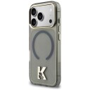 Karl Lagerfeld MagSafe Mobildeksel til iPhone 17 Pro med K Head Logo - Svart