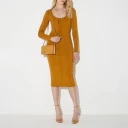 Elisabetta Franchi Dame Kjoler Gul M,