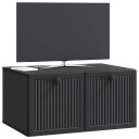  Vegghengt TV skap Svart 59,5 x 41 x 30 cm Konstruert tre