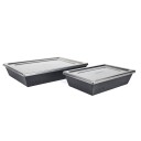 Ooni 24x16 cm Detroit-Style Pizza-Panne med Non-stick Belegg