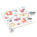 Vilac - Peg Puzzle 12 pcs - Forest animals by Sarah Betz - (7100)