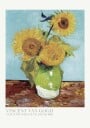 Vase With Three Sunflowers Plakat / 30x40