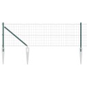 Euro Gjerde med 13 Spikerposter 0.6x50 m Galvanisert Stål Grønn