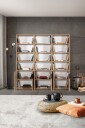 Bokhylle Hanah Home Evora Wide 180 x 187 x 30 cm Eik   Sapphire Oak