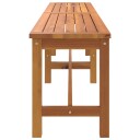 vidaXL Hagebenk 180x35x45 cm heltre akasie