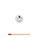SuperMagneter Skivemagnet Med Skruehull   Ø 15 X 4 Mm   Supermagnet
