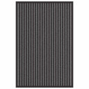  Dørmatte Stripete Svart og Grå 60 x 90 cm Polypropylen og PVC