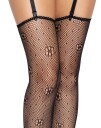 Daisy Dot Fishnet Svart Nettingstrømpebukse
