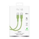 SBS USB-C til USB-C-kabel 1,5m Grønn