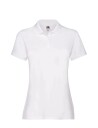 Fruit of the loom Ladies Premium Polo White S